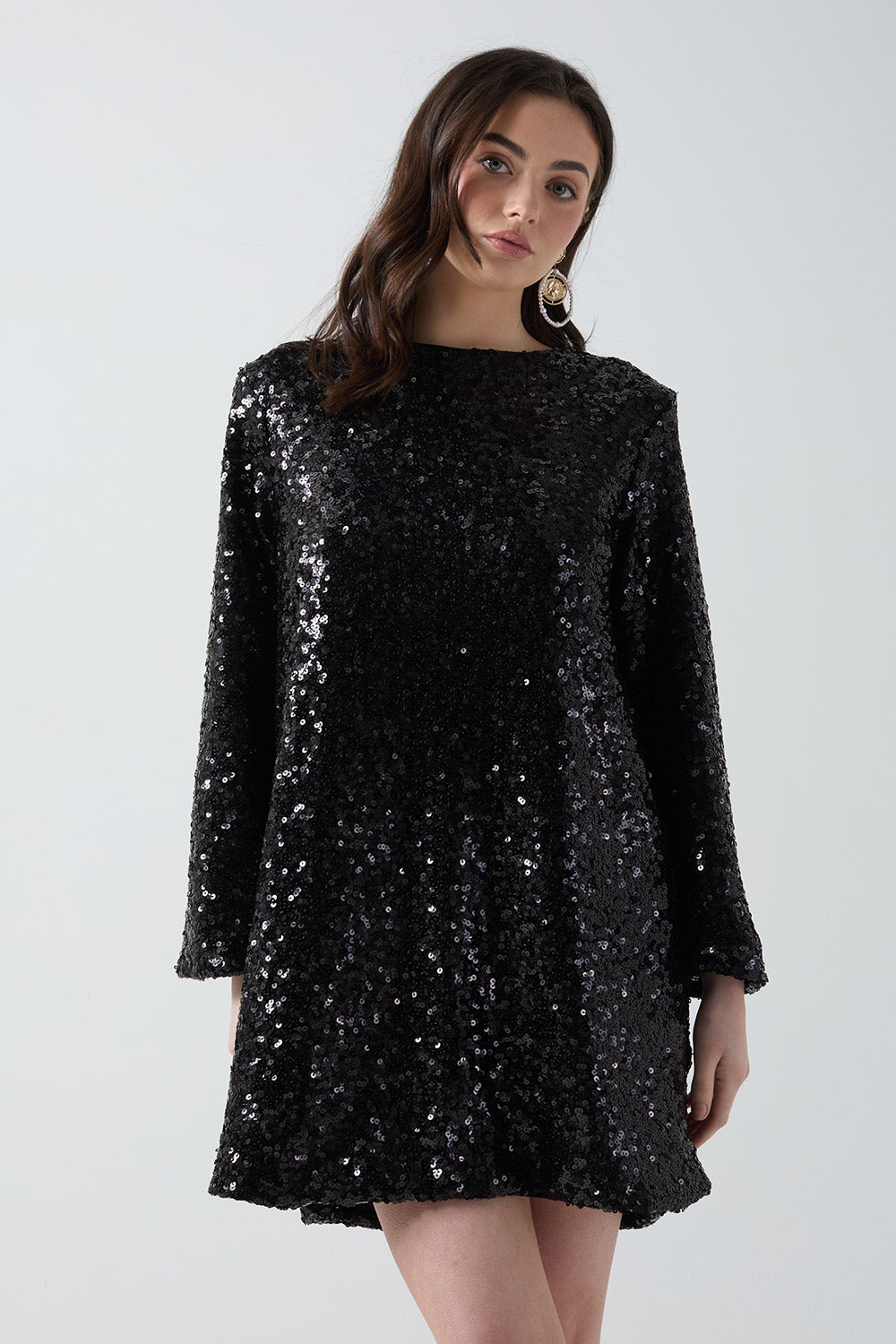 Jude Sequin Bow Back Dress