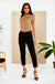 Maya Regular Loose Pants in Black