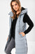 Miriam Padded Gilet in Steel Blue