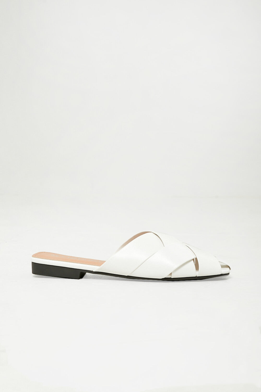 Mule Loafers in White