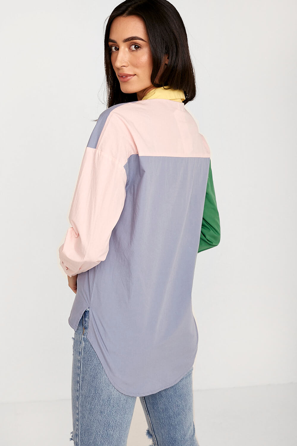 Nero Colour Block Shirt