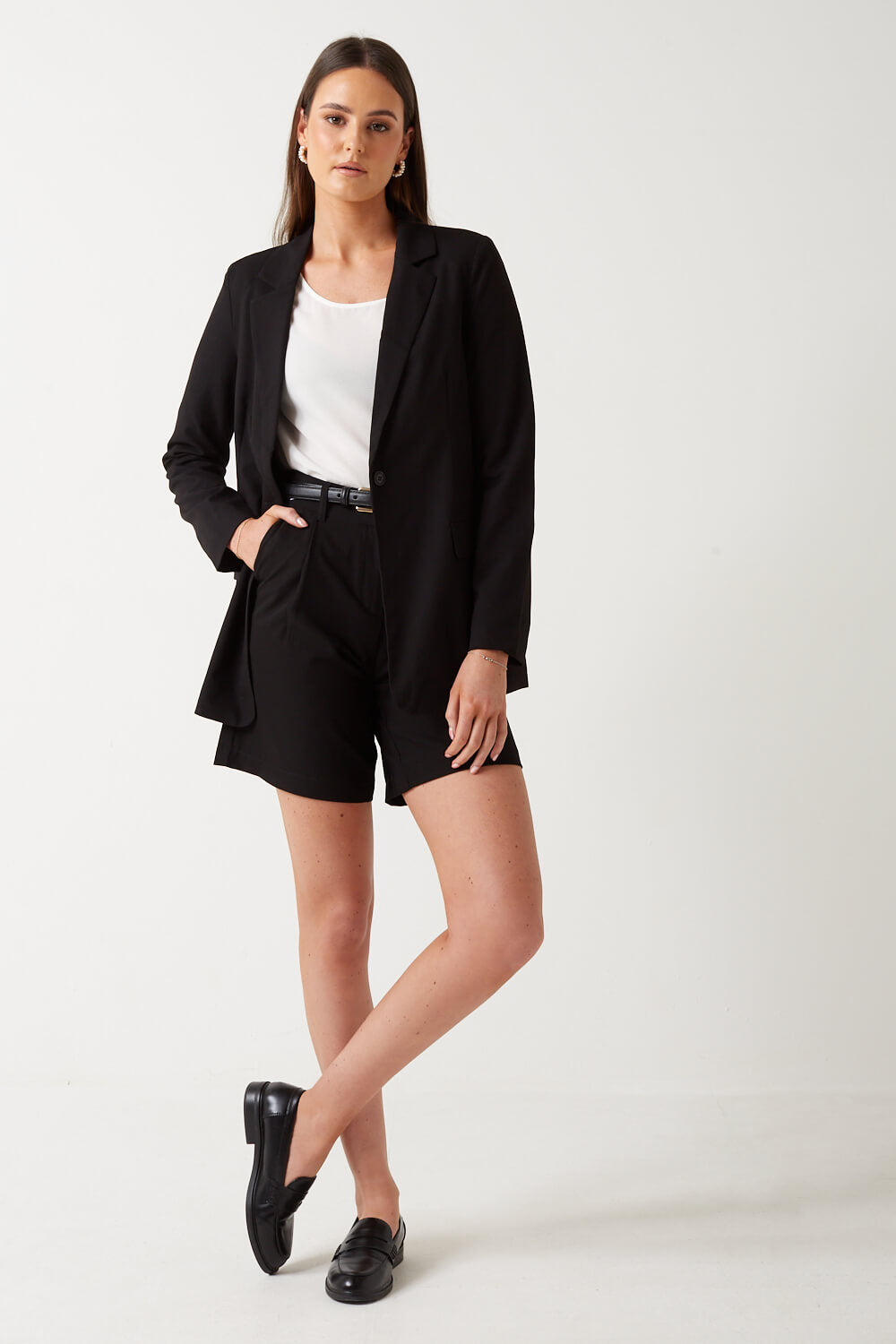 Nova Short Sleeve Top in White