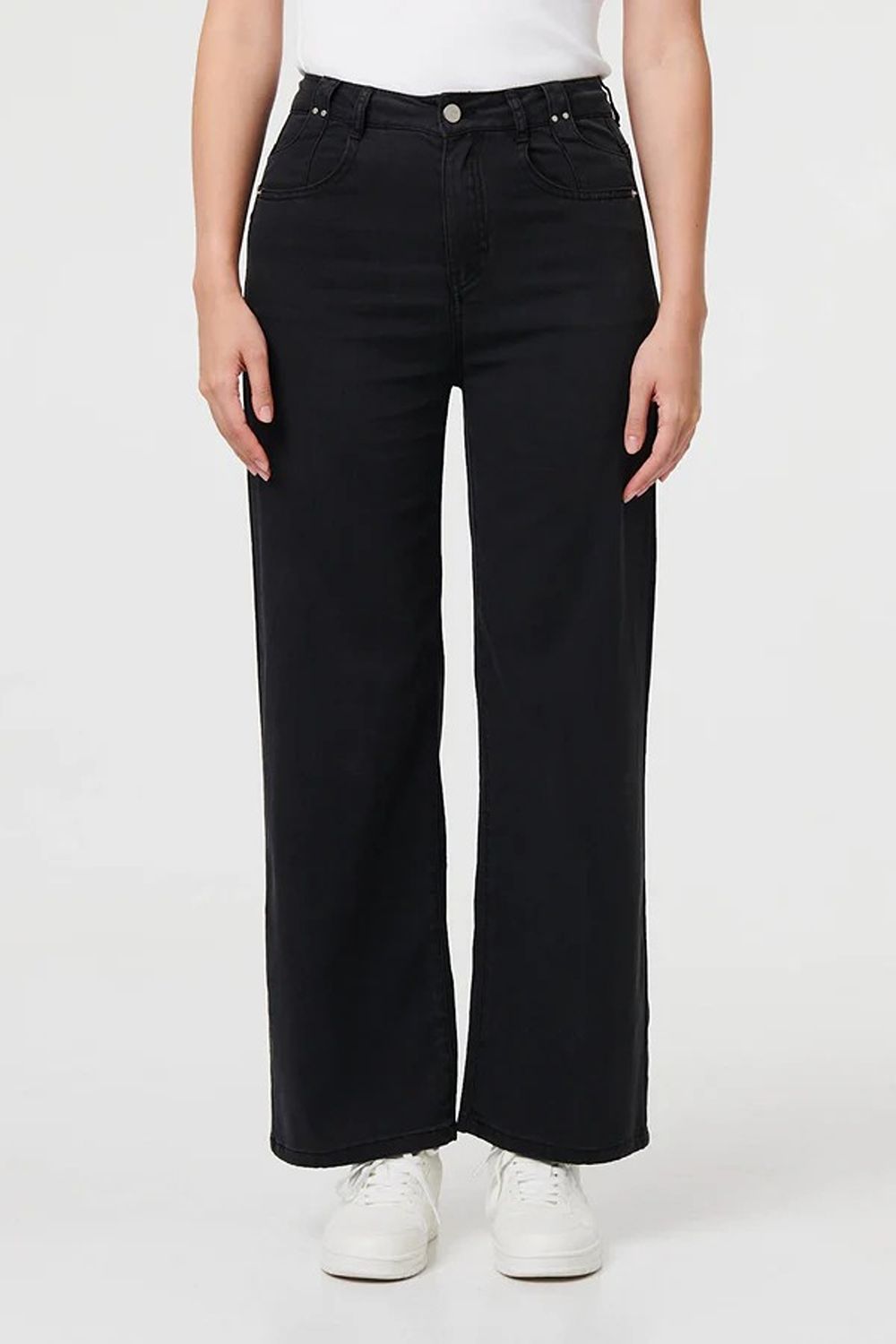 Judy High Waist Relaxed Wide Leg Jeans in Blue