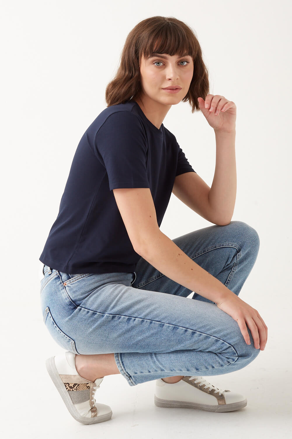 Pablo Basic T-Shirt in Navy