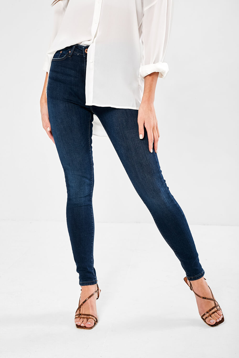 Paola High Rise Skinny Jeans