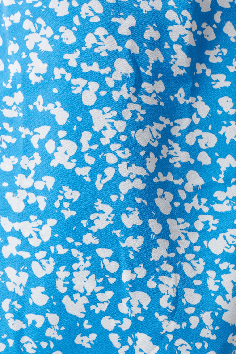 Thalia V-Neck Printed Short Dress in Blue