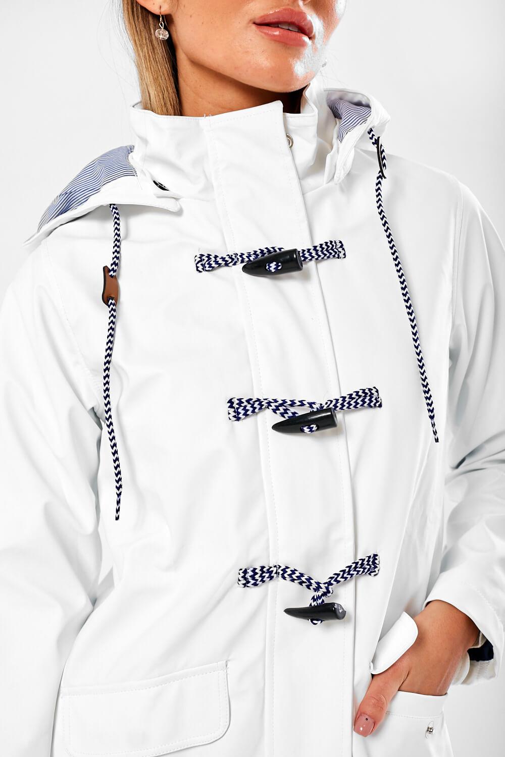 Josh Raincoat in White