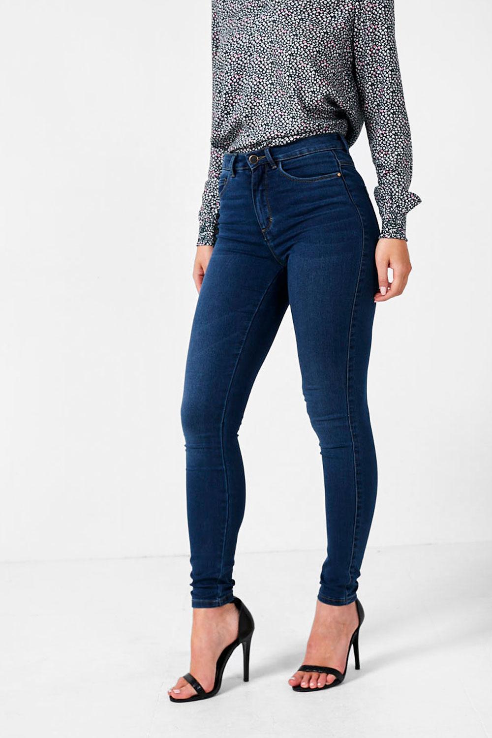Royal High Waist Jeans in Dark Denim