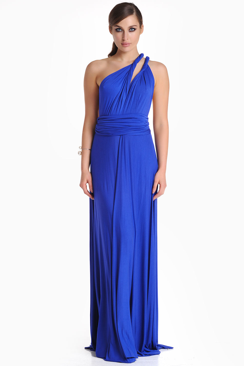 Blair Multi Way Maxi Dress in Blue