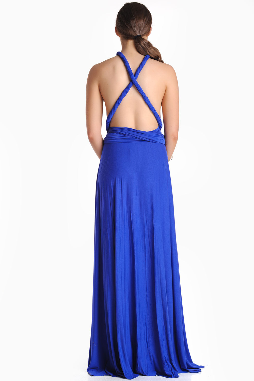 Blair Multi Way Maxi Dress in Blue