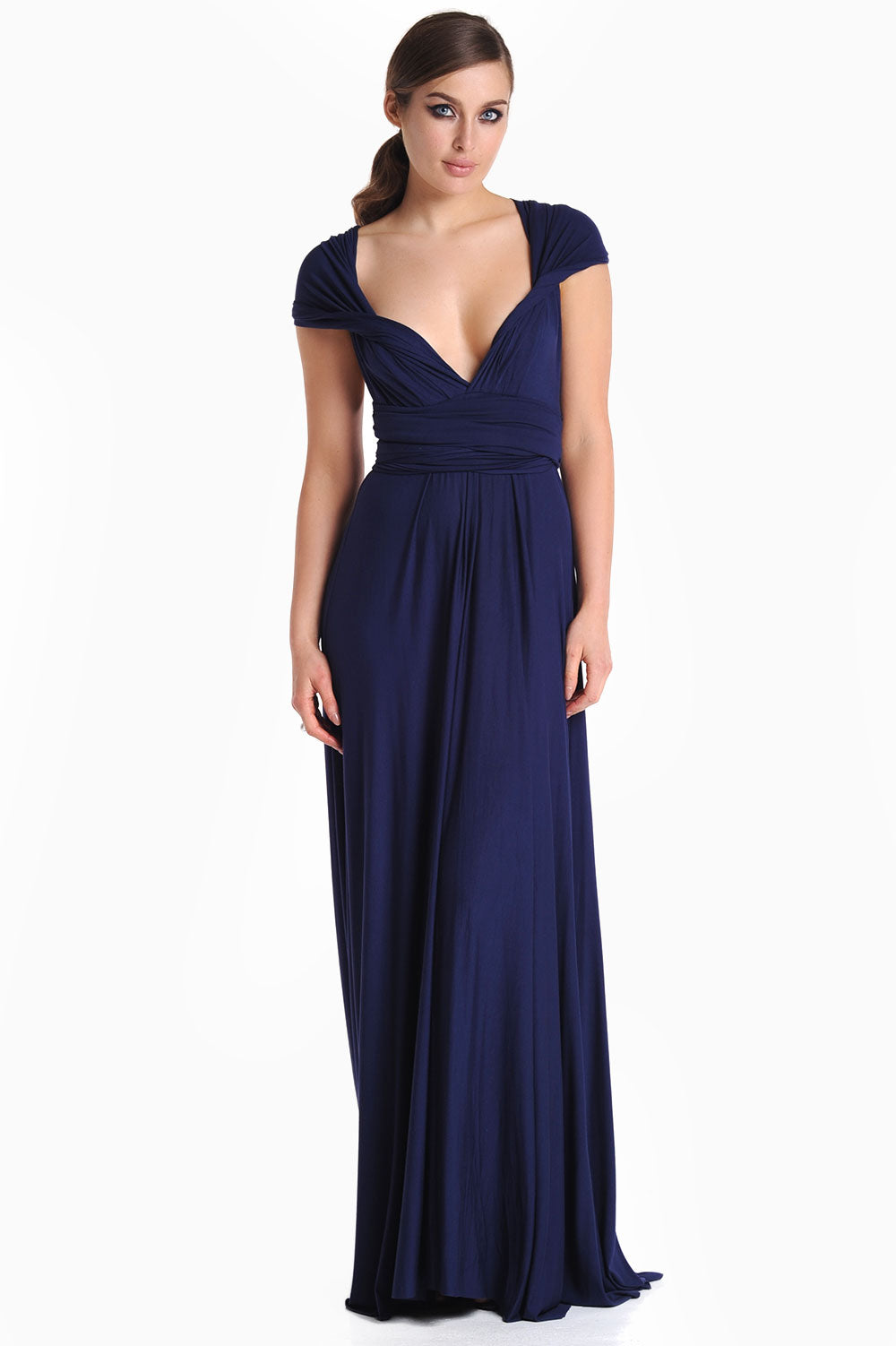 Blair Multi Way Maxi Dress in Navy