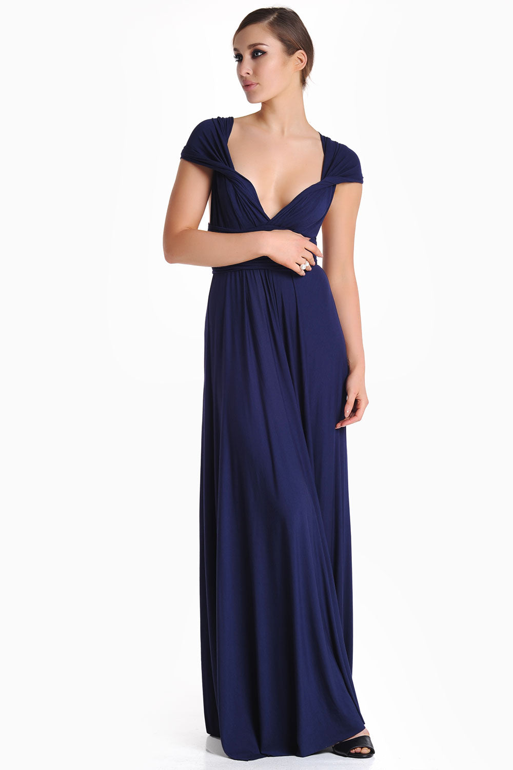 Blair Multi Way Maxi Dress in Navy