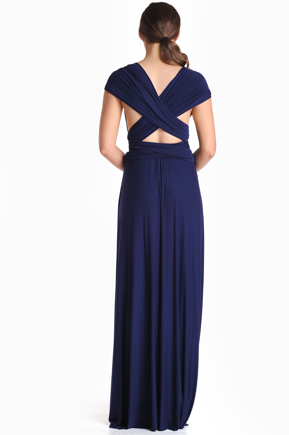 Blair Multi Way Maxi Dress in Navy