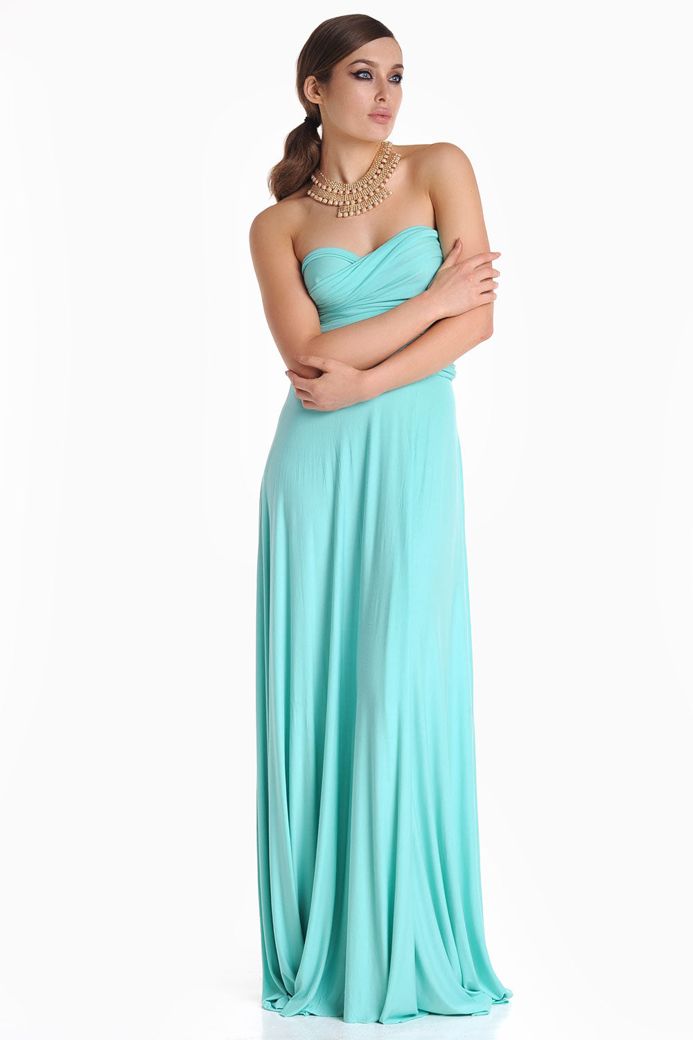 Blair Multi Way Maxi Dress in Mint