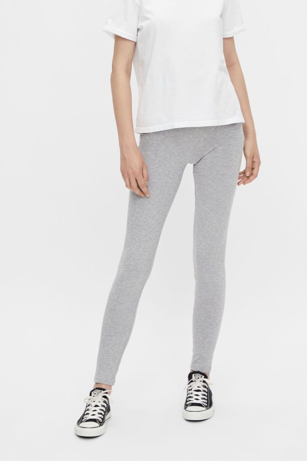 Sunday High Waist Leggings in Light Grey