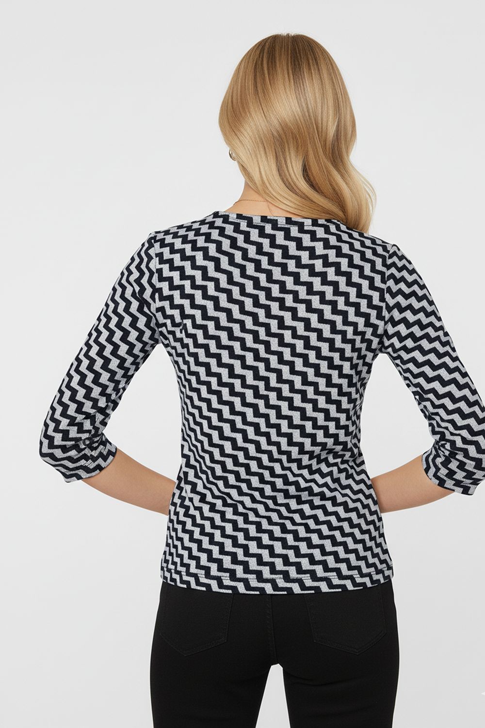 Vera Zigzag Knit Top