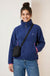 The Nexus Sherpa Fleece Pullover in Navy