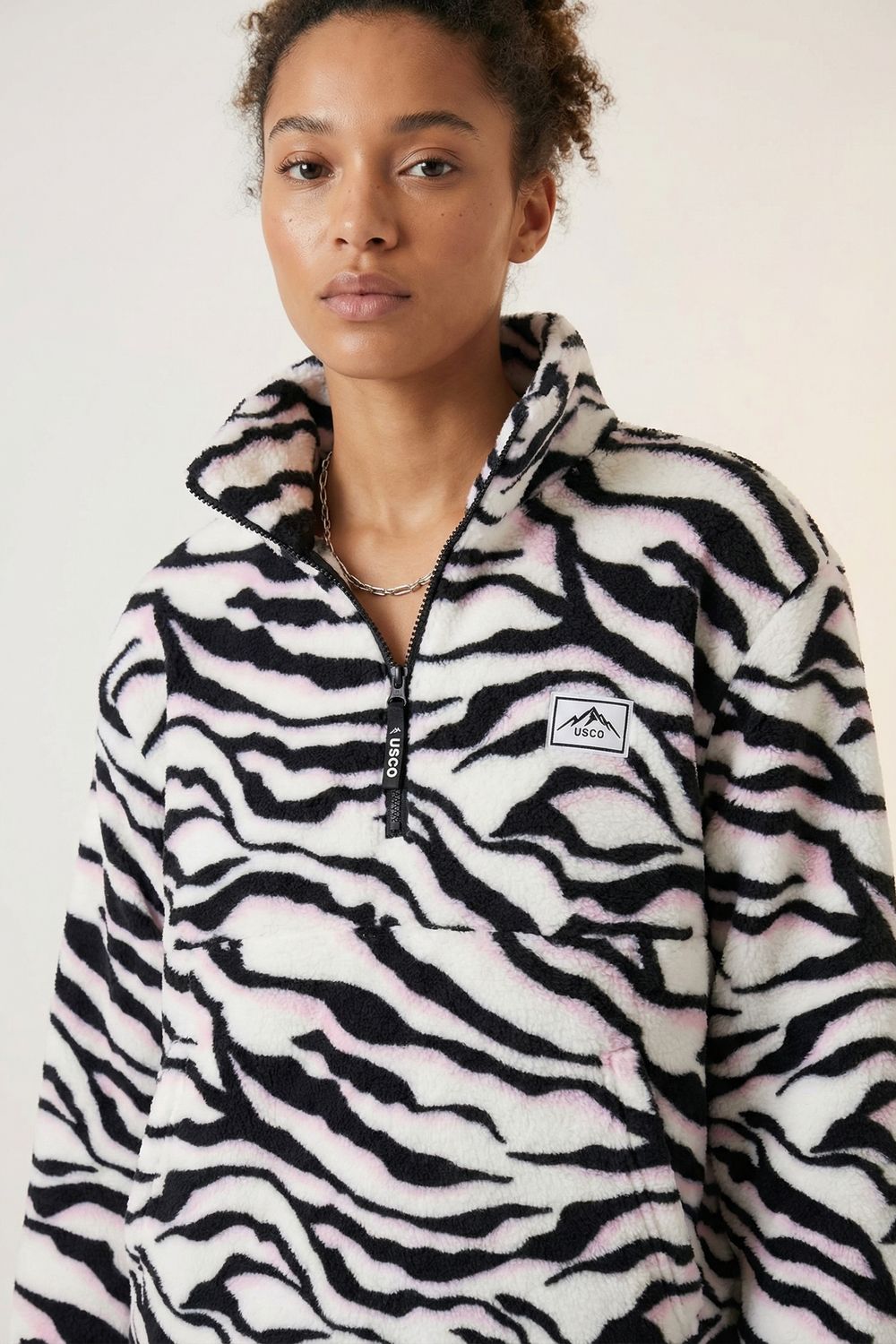 The Nexus Fleece in Zebra Print