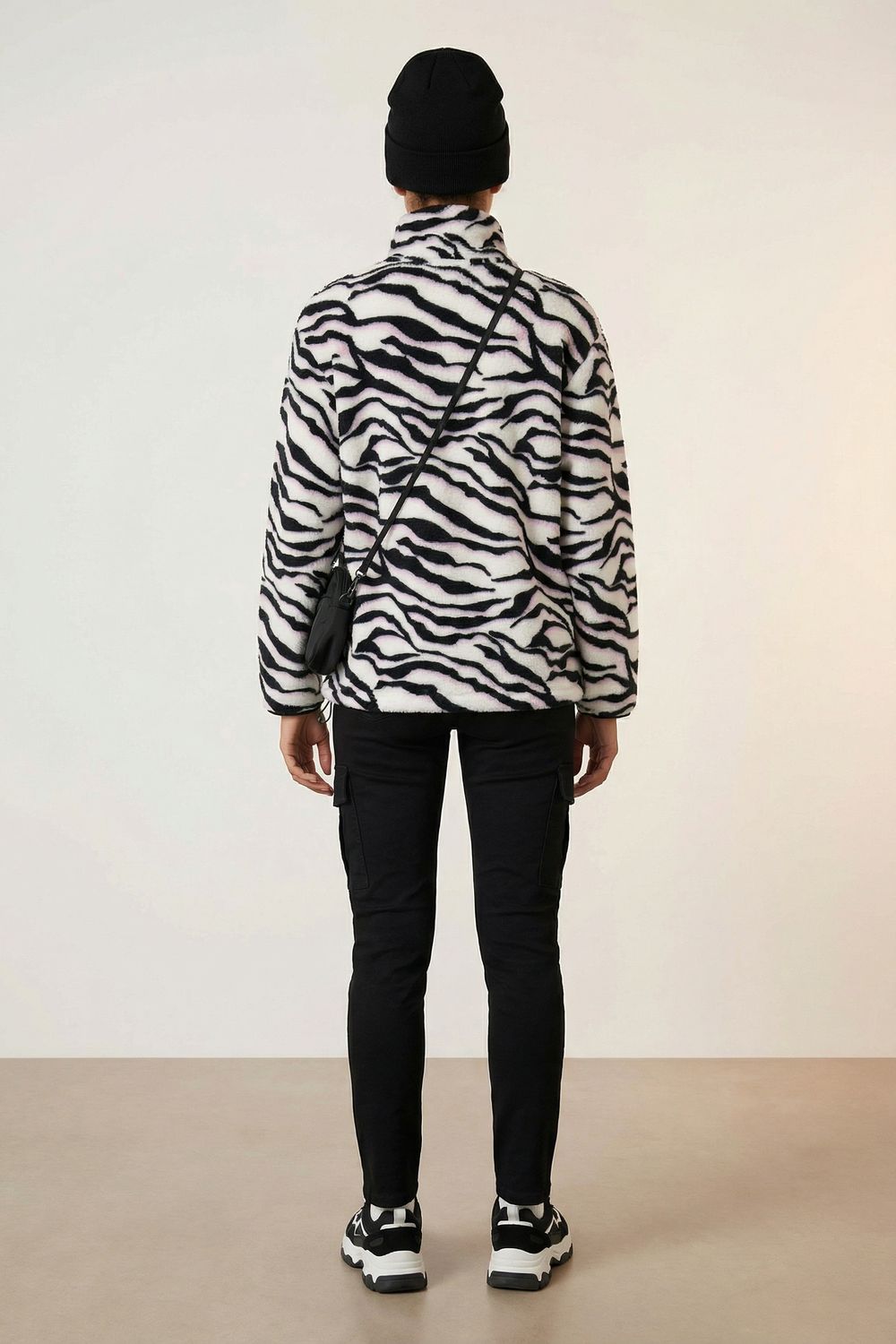 The Nexus Fleece in Zebra Print