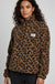 Polly Half-Zip Fleece Pullover in Leopard Print