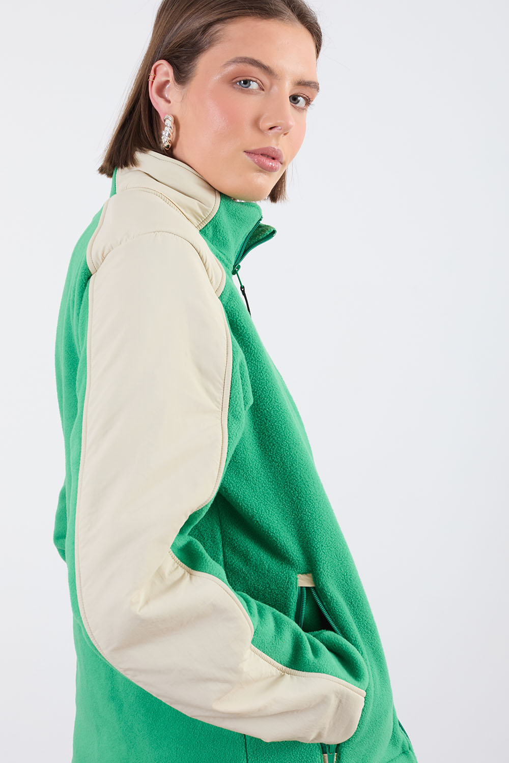 The Echo Fleece in Green