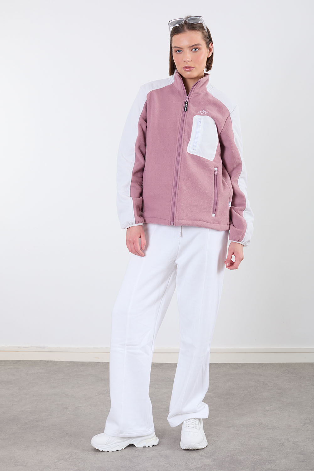 The Echo Fleece in Purple