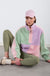 Lolly Pastel Porlar Half Zip Fleece