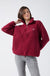 Holly Half Zip Fleece in Wine
