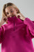 Holly Half Zip Fleece in Cerise