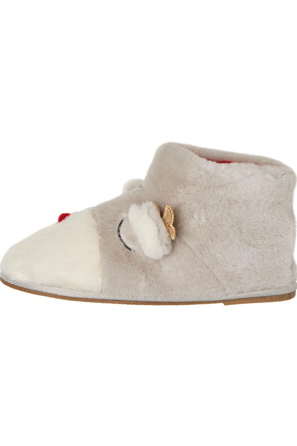 Deer Faux Fur Boot Slipper