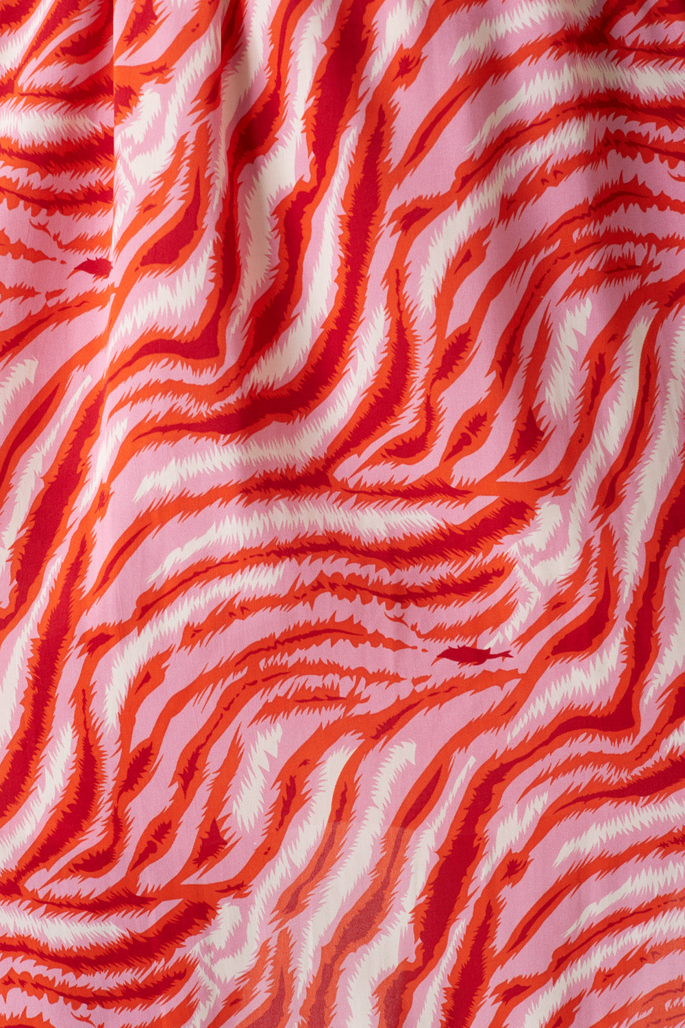 Viva Printed Short Dress in Red