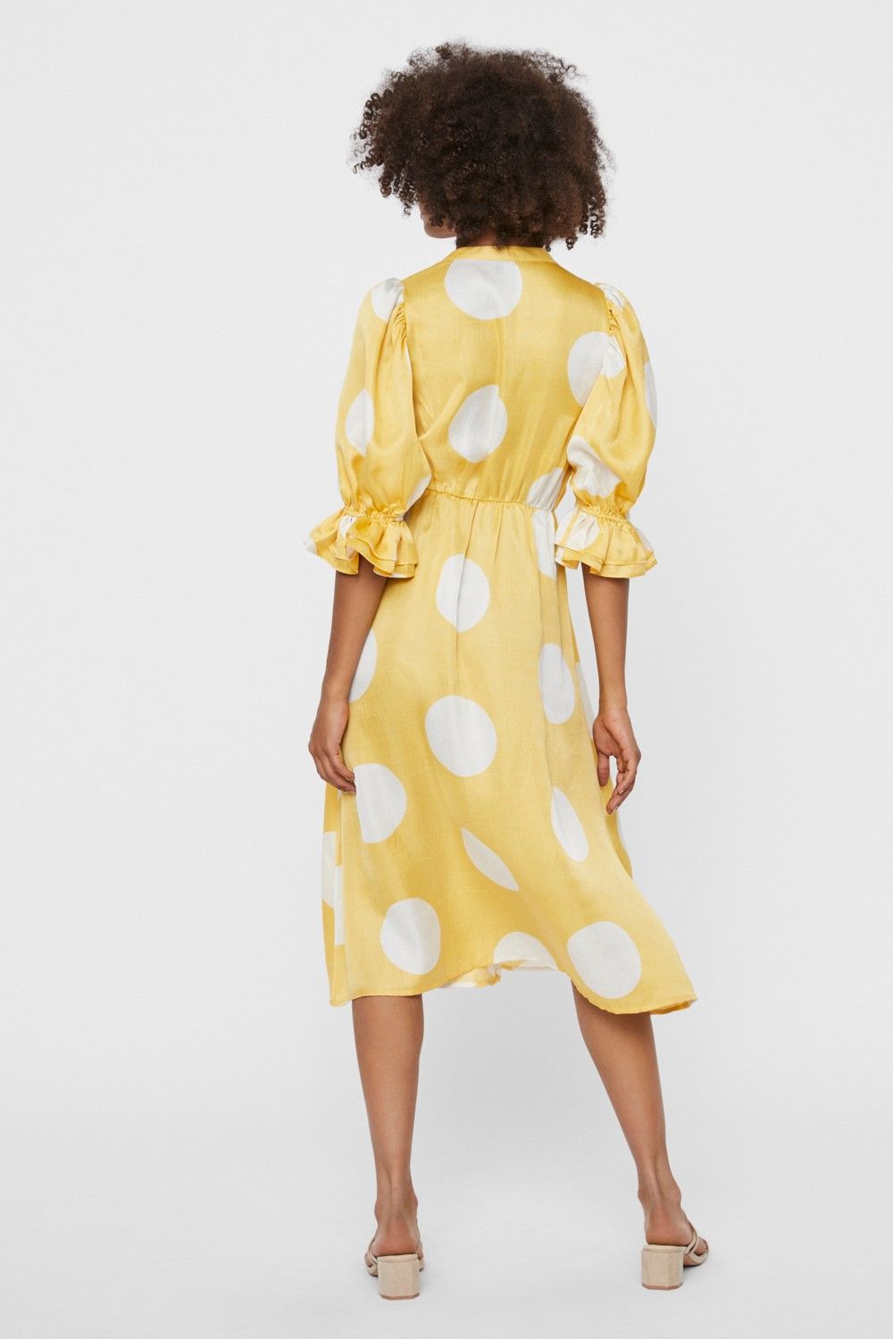 Filuca Midi Dress in Yellow