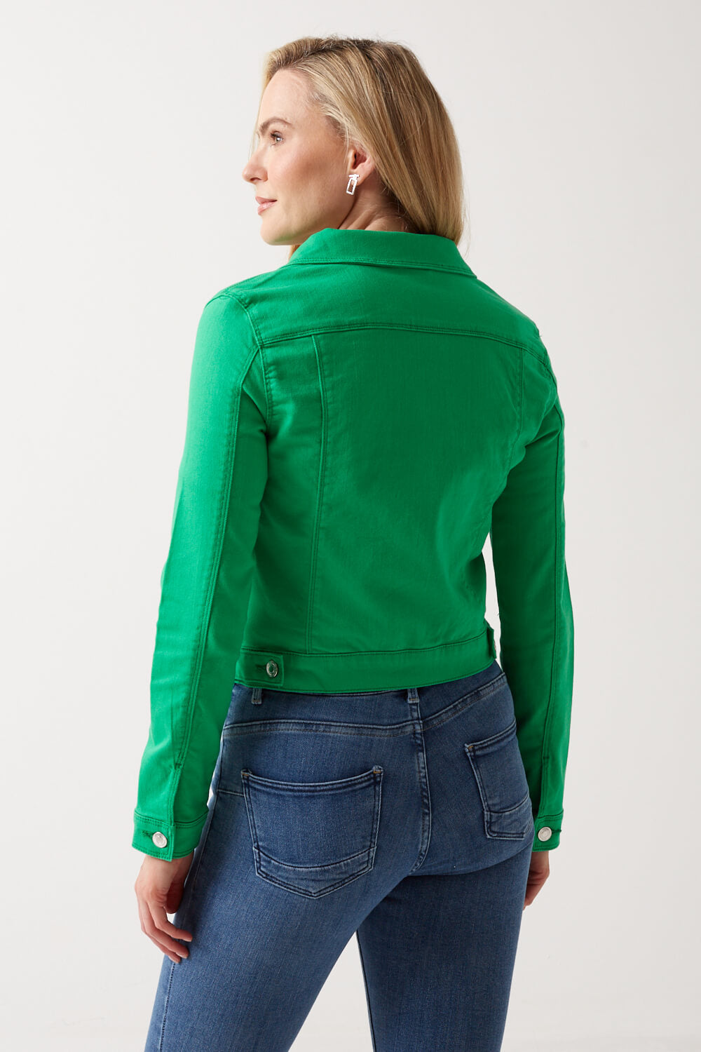 Wild Denim Jacket in Green