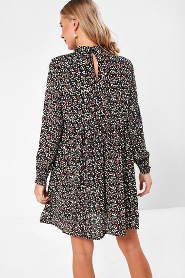 JDY Nikky Ditsy Floral Dress Black | iCLOTHING -