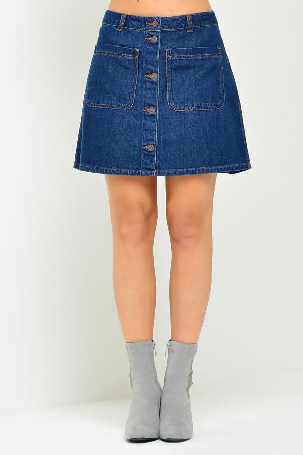 Denim - iCLOTHING iCLOTHING Grace Shourt Moda | NW Wide Vero Skirt