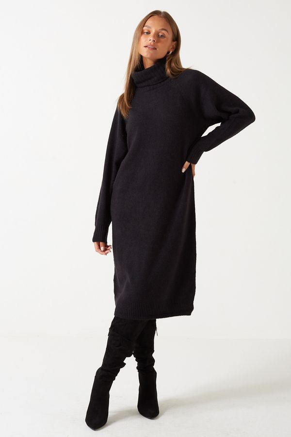 Navy Amelia Wool Knitted Dress WHISTLES, 47% OFF