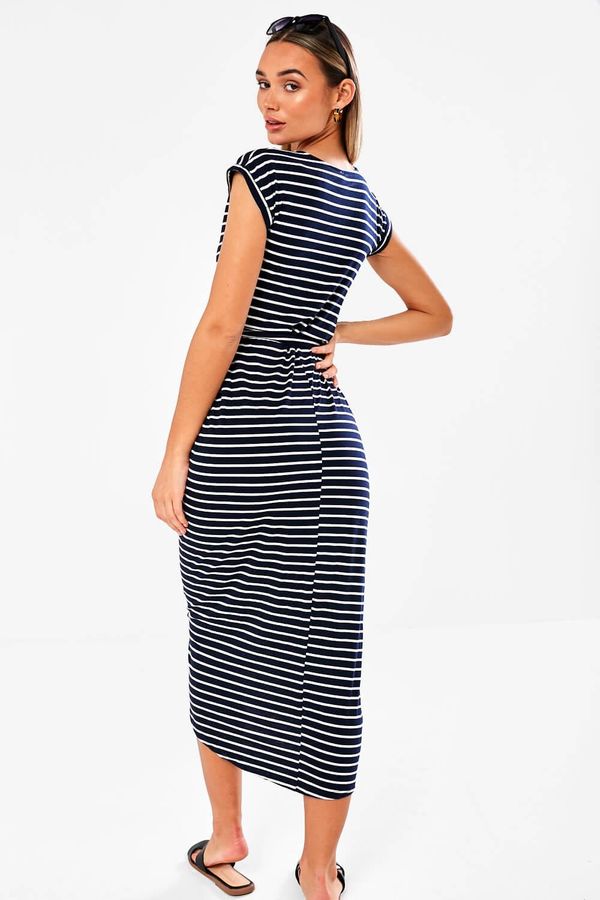 Stella Stacey Midi Dress in Navy and ...