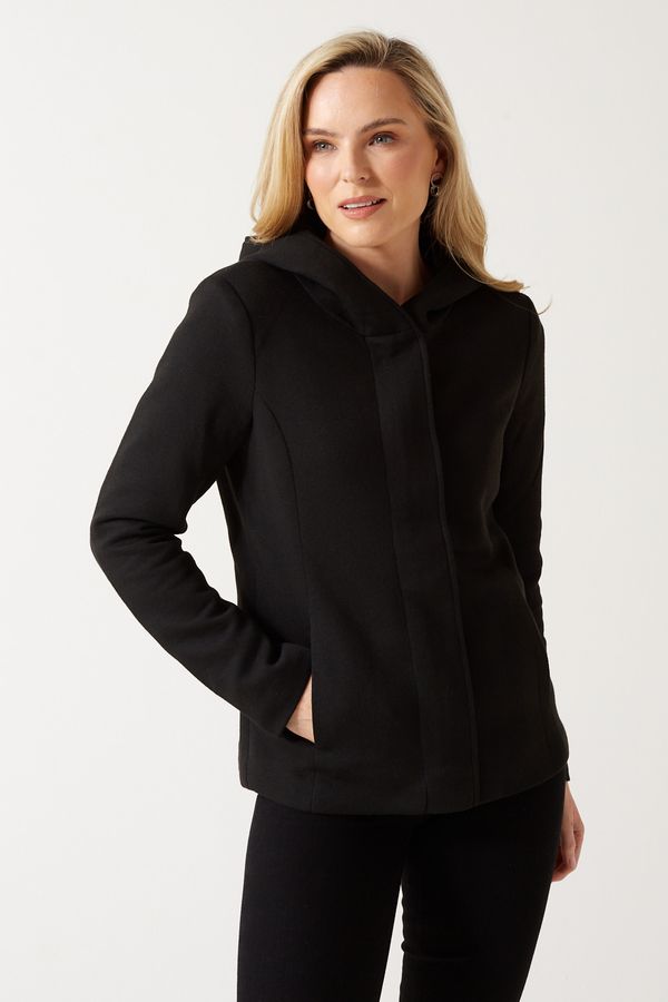 Only Sedona Short Coat in Black | iCLOTHING - iCLOTHING