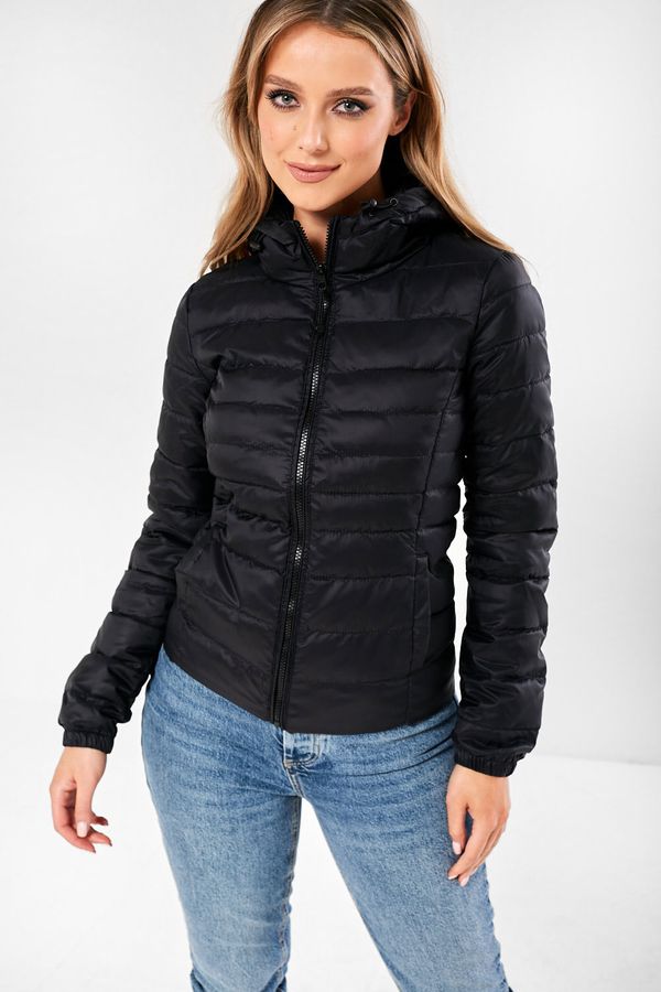 cent Postbode Getuigen Only Tahoe Quilted Jacket in Black | iCLOTHING - iCLOTHING