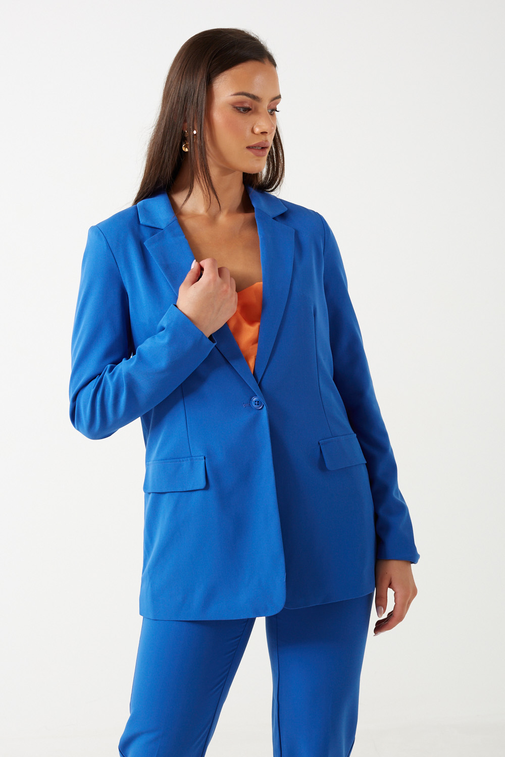 Zelda Blazer in Beaucoup Blue