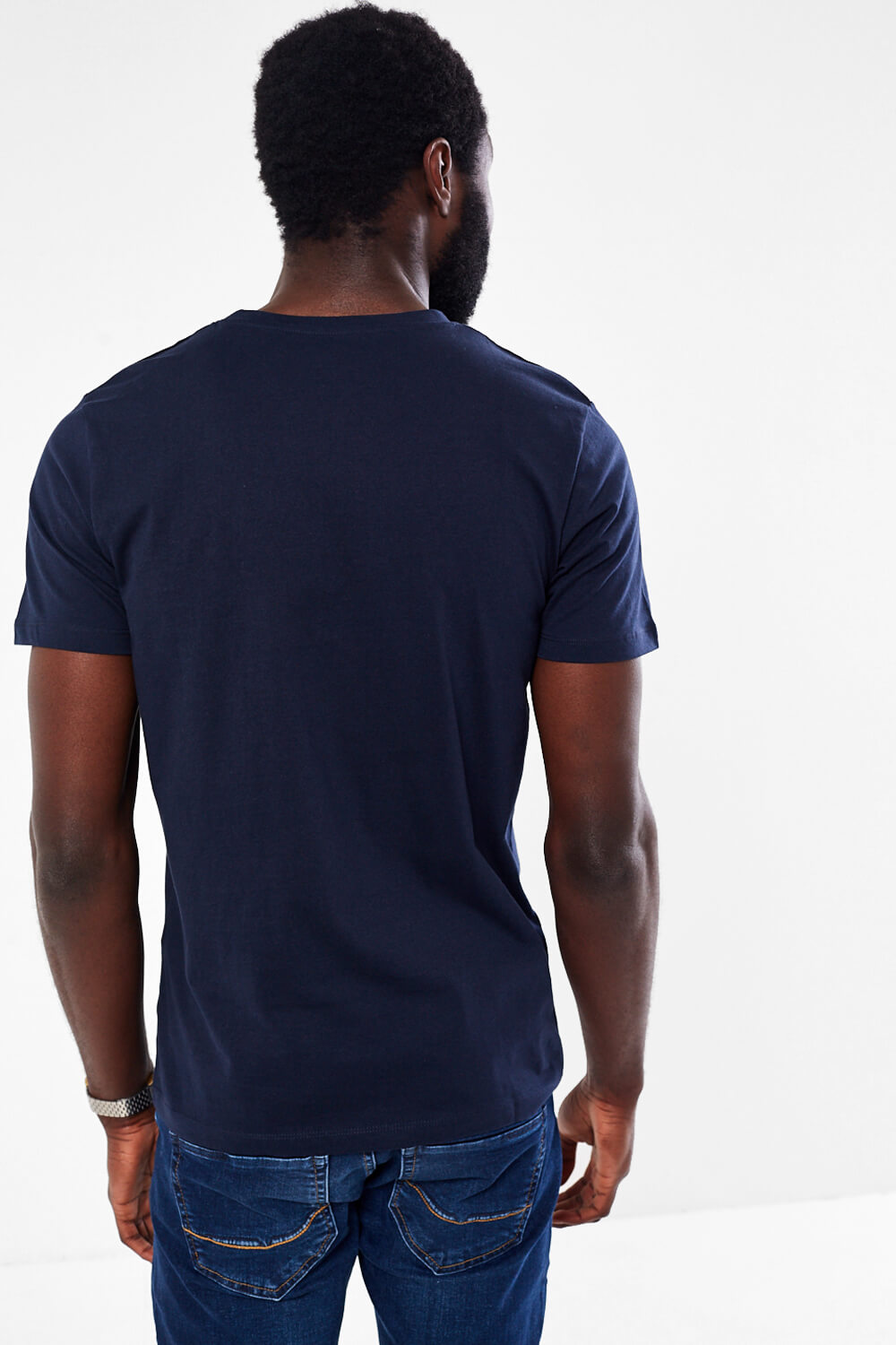 Grove Tee Ss Crew Neck In Navy Blazer